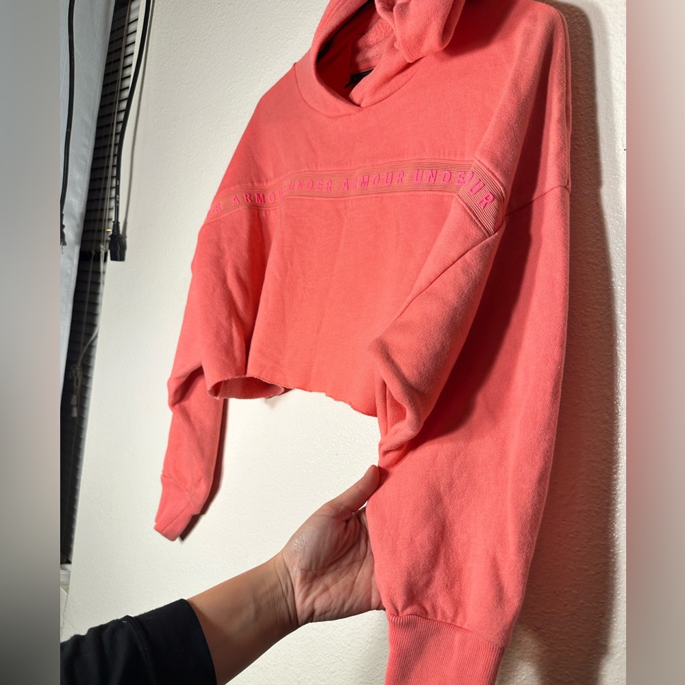 Under Armour Sweatshirt Hoodie
Women's xs Long Sleeve Loose Embosh
Logo Pink - Picture 6 of 8